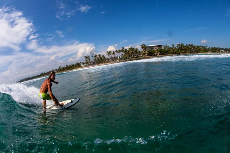 Surfing in Sri Lanka